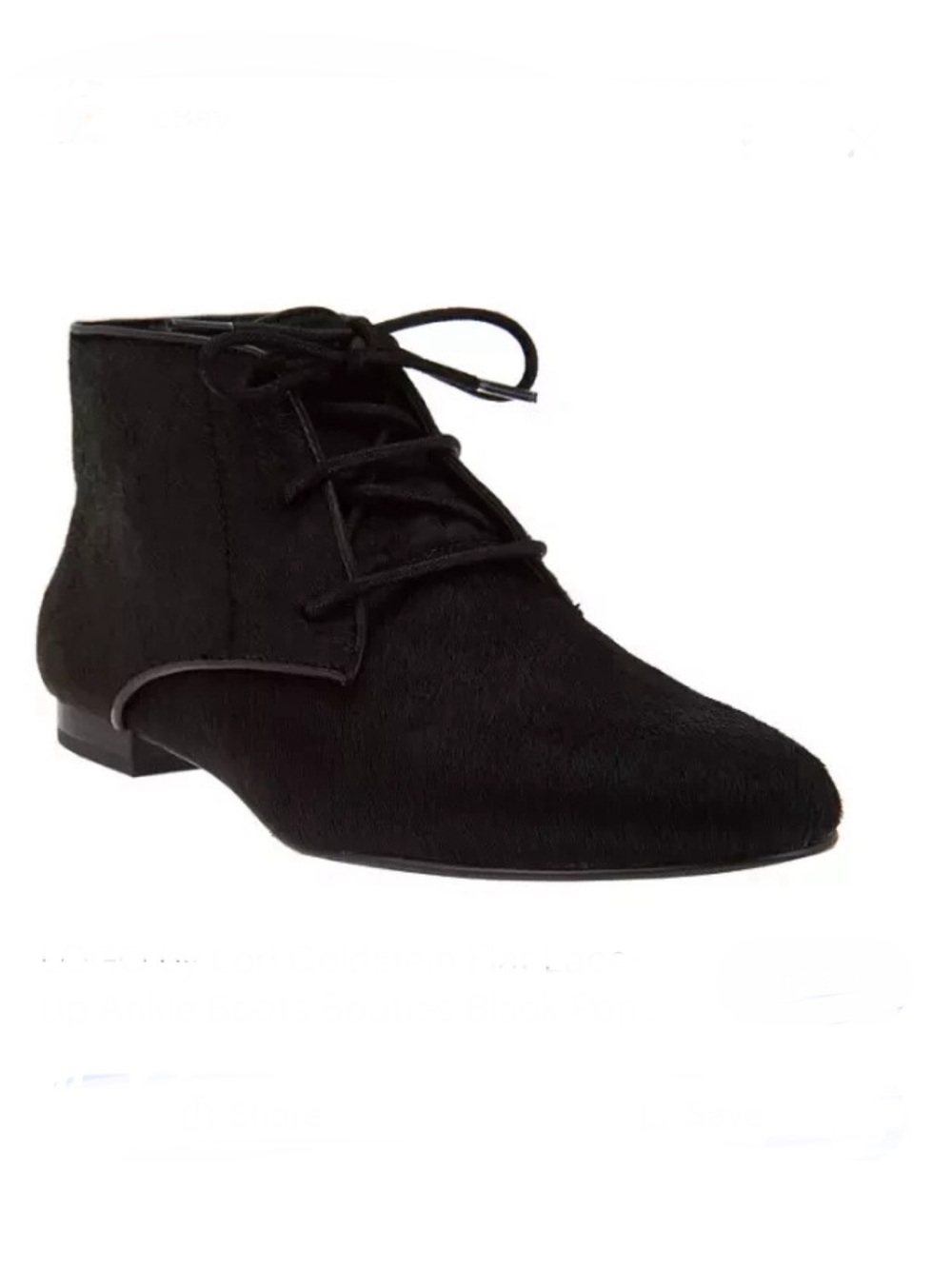 Logo Adrienne Calf Hair Booties